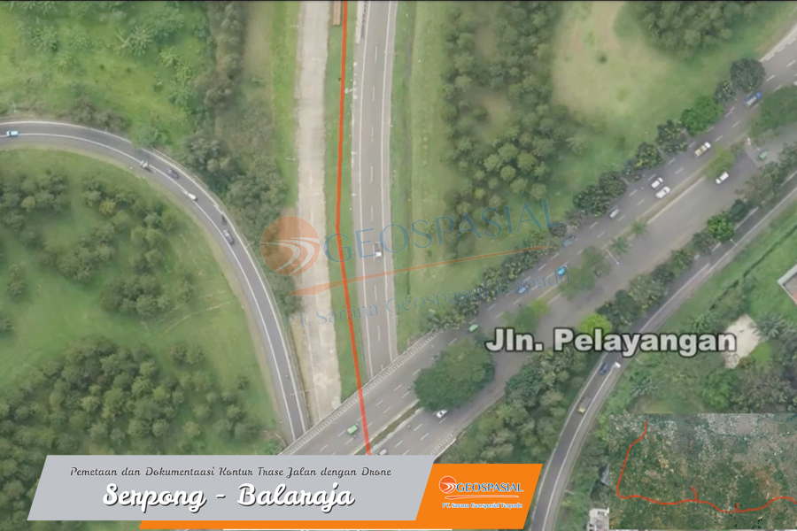 Pembuatan Video Trase Jalan Tol Serpong - Balaraja